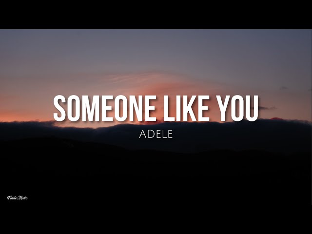 Someone like you (lyrics) - Adele [English-Spanish] class=