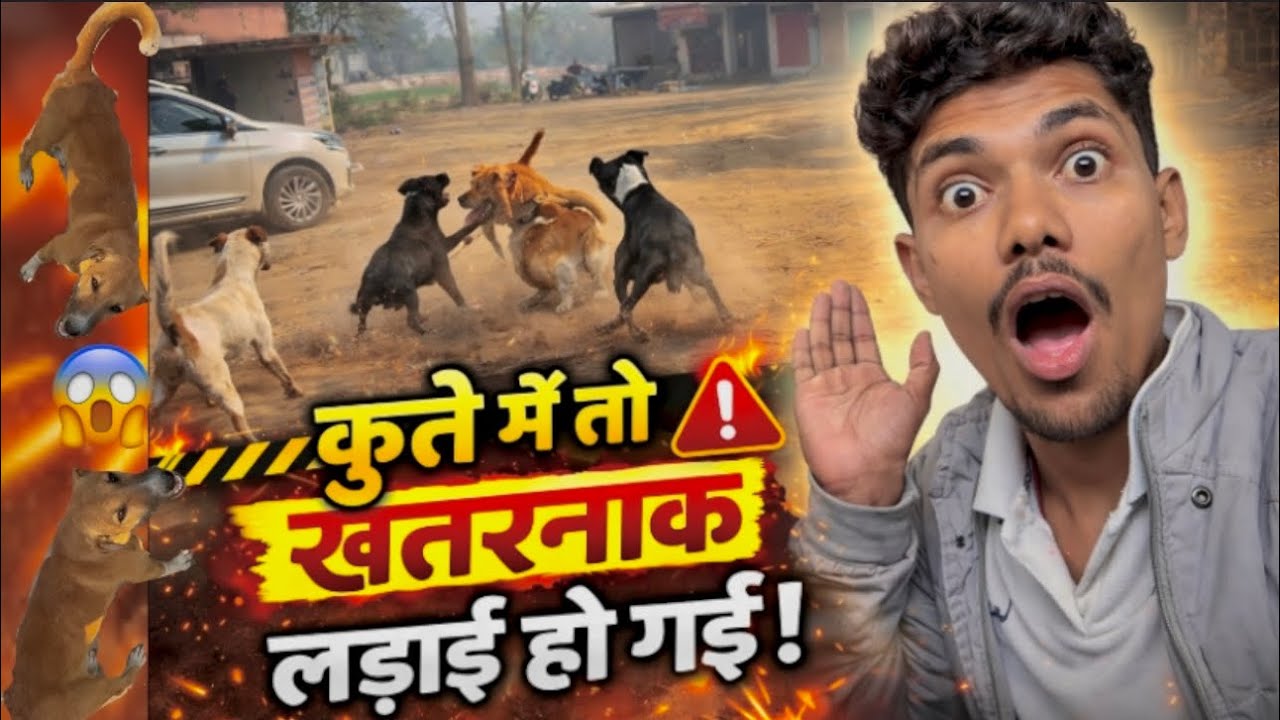 Kutte Mein Itni Badi Ladai? 😳”