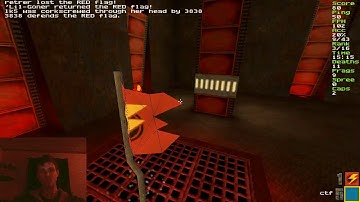 Big Game  6v5 on NeuroPitty New Quake 2 CTF RailwarZ map by Lil Goner