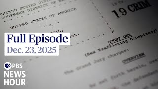 PBS News Hour full episode, Dec. 23, 2025 screenshot 1
