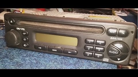 CITROEN PU 2294B CD RADIO "original code"