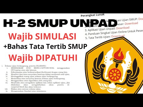 Tutorial Download Aplikasi Ujian SMUP UNPAD 2020 + Bahas Tata Tertib yang WAJIB Dipatuhi