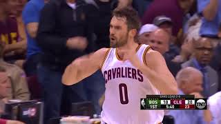 NBA, playoff 2017, Celtics vs. Cavaliers, Round 3, Game 3, Move 8, Kevin Love, 3 pointer