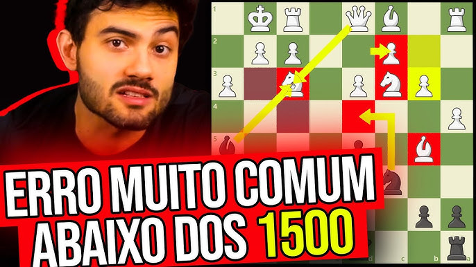 A maioria dos iniciantes comete esse ERRO nas aberturas de xadrez