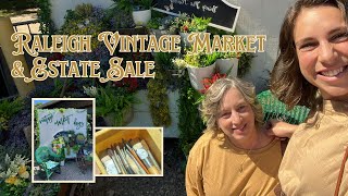 Mother's Day Weekend Vintage Shopping | MISSED opportunity at the EstateSale + Handmade wooden finds