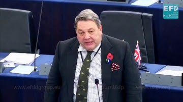 David Coburn MEP blasts Angela Merkels EU Army proposal!