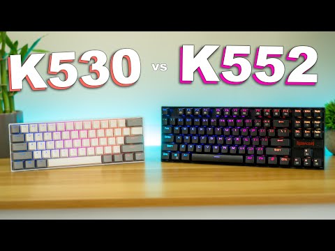 Redragon K552 vs K530 60 Mechanical Keyboard - Redragon Showdown!