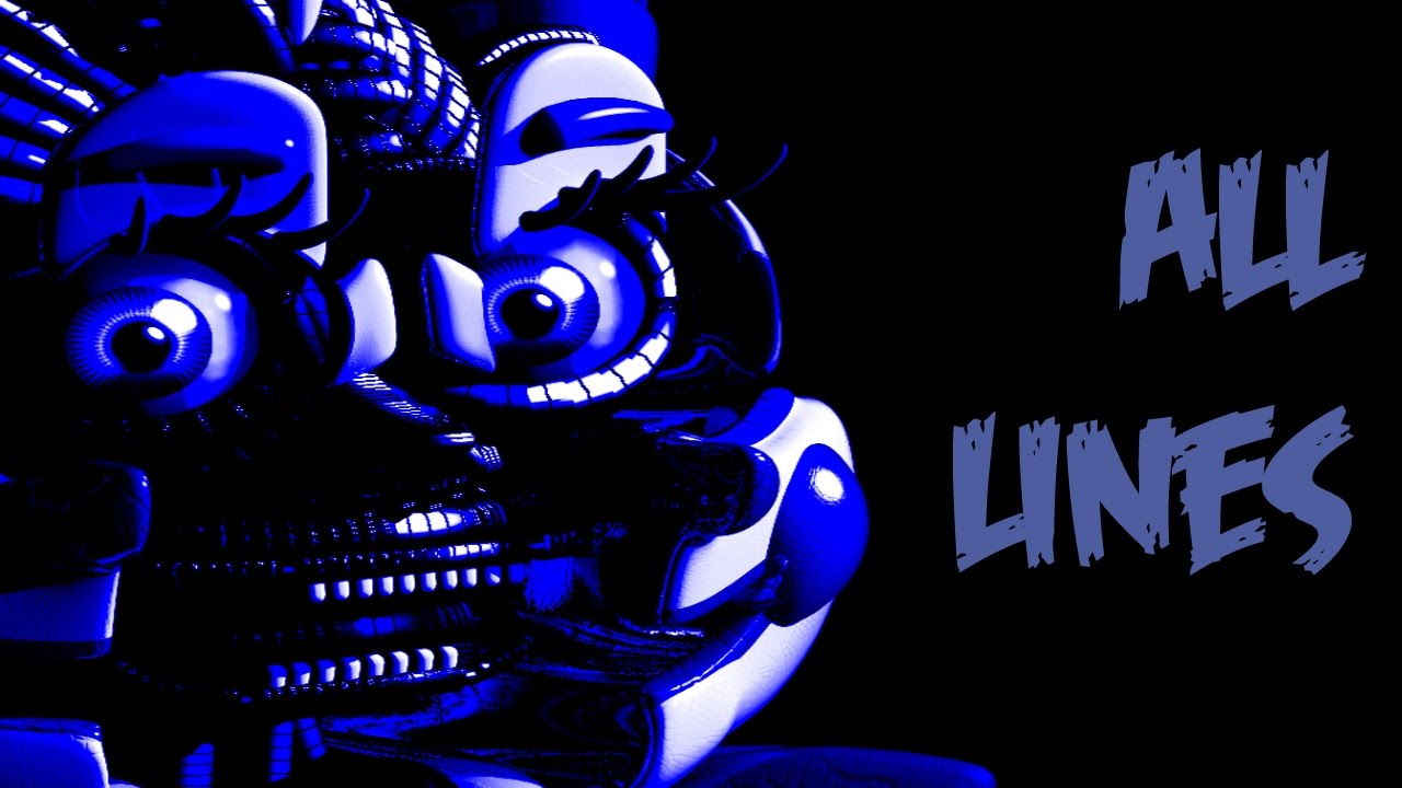 Бейби 5 ФНАФ голос. Ultimate Custom Night. All Voice lines (with Subtitles) FNAF 4. Baby Voice.