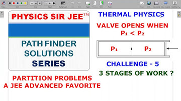 PATHFINDER VIDEO SOLUTIONS | THERMAL PHYSICS | PARTITION | CHALLENGE-05 | JEE ADVANCED