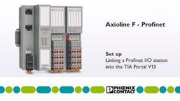 How to set up an Axioline F Profinet I/O station in the TIA Portal