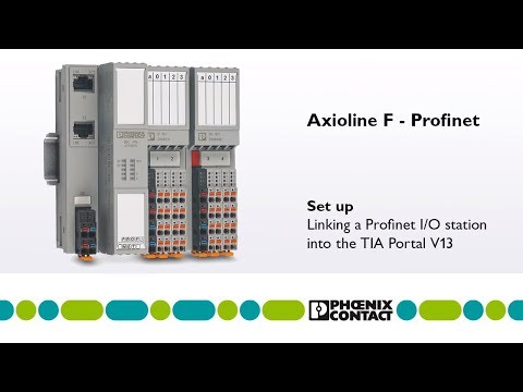 How to set up an Axioline F Profinet I/O station in the TIA Portal