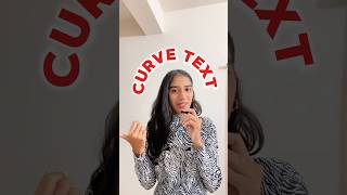 Curve text effect ✨ capcut design save this and use it #capcutedit #capcuttutorial #capcuteffects ❤️