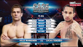 CAGE 59: Mankinen vs Tenorio (Complete MMA Fight)