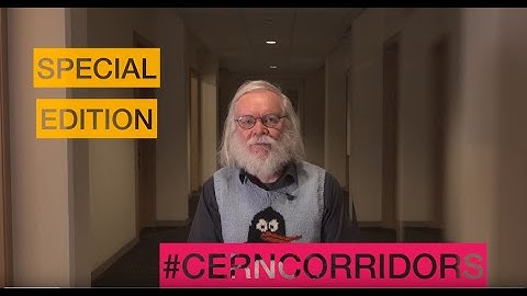 A unique walk through #CERNCorridors with John Ellis (episode 8)