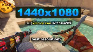 1440x1080 RESOLUTION IS OVERPOWERD IN CS 2
