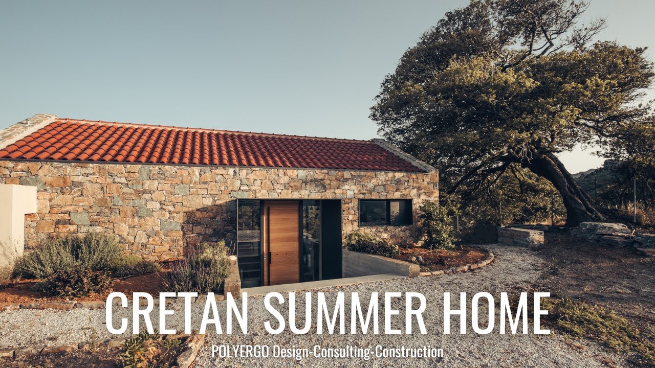 A Hillside Home in Crete Offering a Minimalist and Naturally Cool Lifestyle!