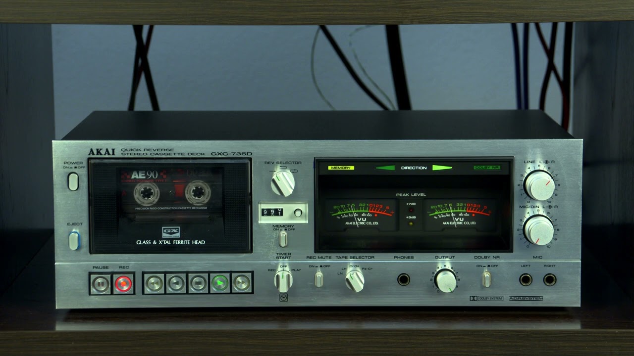 AKAI GXC-735D カセットデッキ ジャンク品 GXC-735D