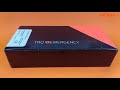 Unboxing emergencia led trq sirah