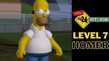 Simpsons Hit and Run Level 7 Homer Walkthrough No Commentary Video