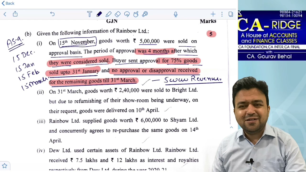 CA INTER GROUP 2 ADVANCED ACCOUNTING DEC 21 EXAM PAPER REVIEW