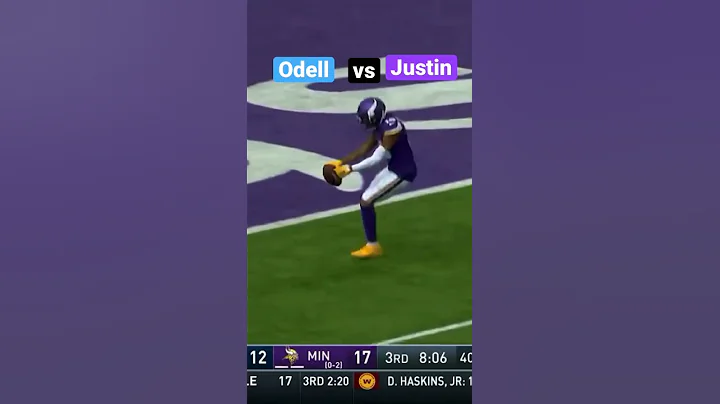 Odell Beckham vs Justin Jefferson