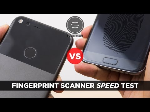 Google Pixel XL vs Samsung Galaxy S7 Edge - Fingerprint Scanner Speed Test