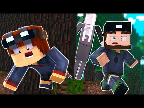 2 NOOBS Try to Escape SLENDERMAN! in Minecraft