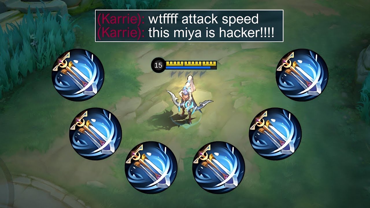 MIYA 6x WINDTALKER BUILD IS TOO OP!!!🔥 (+9999 ATTACK SPEED HACK!💀) - Build Top 1 Global Miya 2026!