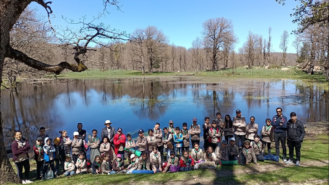 Randonnée au Lac Ouroufel, par le Groupe Scout Ath Weghlis d'El Flaye/ 7 Avril 2023.