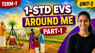 1st Std EVS | Term 1 | Unit 2 | About Us | New Book 2026 | Pg. no 102 to 115