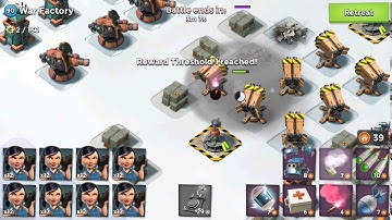 Boom Beach - War Factory Apr/06/2017 - Cpt. Everspark & Sgt. Brick Unboost