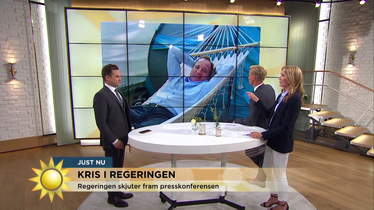 "Stefan Löfven ville helst ligga kvar i hängmattan" - Nyhetsmorgon (TV4)