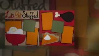 Down Memory Lane - Lets Get Stuffed - Scrapbook Page Kit