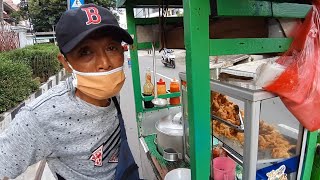 BAKSO BAKWAN MALANG GEROBAK SEPEDA - GOWES 8 JAM SETIAP HARI !! INDONESIAN STREET FOOD