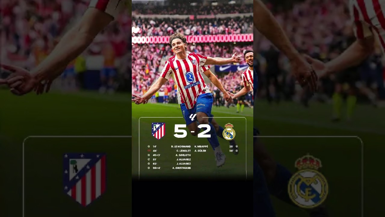Atletico Madrid 5-2 Real Madrid 😱🔥 | La Liga 2025/26 
