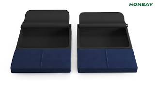 Installation video of HONBAY velvet futon Installation video of HONBAY velvet futon
