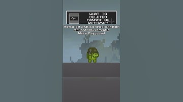 Melon : Sandbox || How To Get The What Is Deleted Cannot Be Returned Achievement In Melon Playground