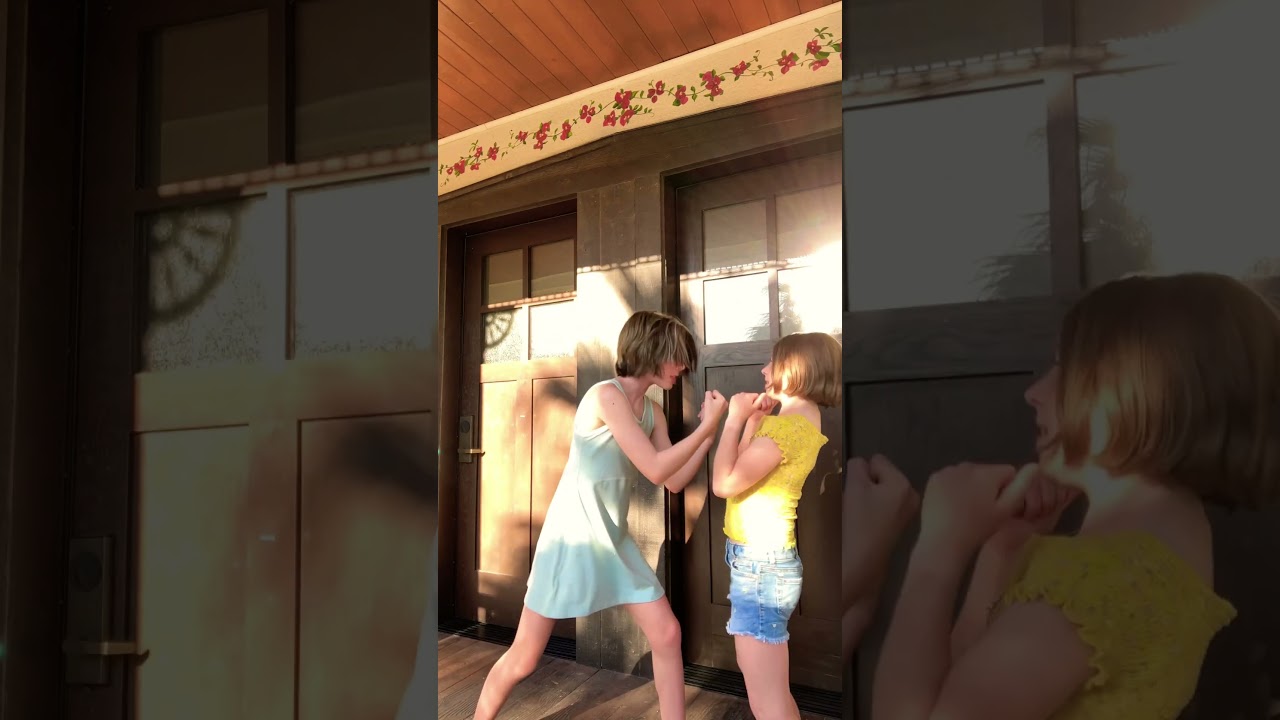 I accidentally pushed her