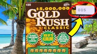 Your Not Gonna Believe This!!!!$20 Goldrush Scratch Off Ticket |Florida Lottery