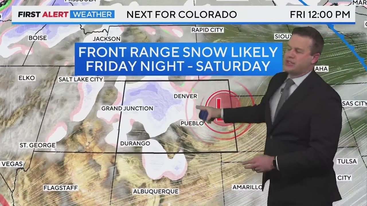 Heavy snow on the way for Colorado's mountains - YouTube