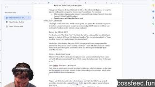 Game design, writing, and editing, oh my! #writing #fiction #book #writer