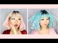 DYEING MY HAIR BLUE + MERMAID WAVES TUTORIAL