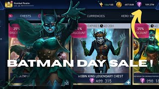 Batman Day Sale Chest Opening | 100 Million Gems | Injustice 2 Mobile  screenshot 4