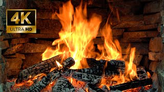 🔥🔥The Best Relaxing Fireplace Sounds 4K 🔥🔥 3 Hours Of Crackling Fire Sounds With Burning Campfire