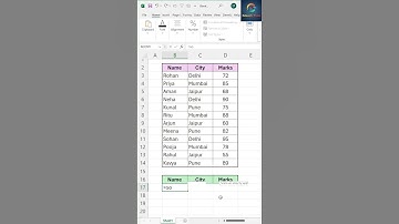 How to Use Sortby function in Excel 😱 #excel #spreadsheetmagic #exceltips #exceltricks #viralvideo