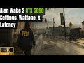 RTX 5090 Wattage & Undervolt Test. Alan Wake 2, 4K Max Settings, Latency, w/ 9800X3D