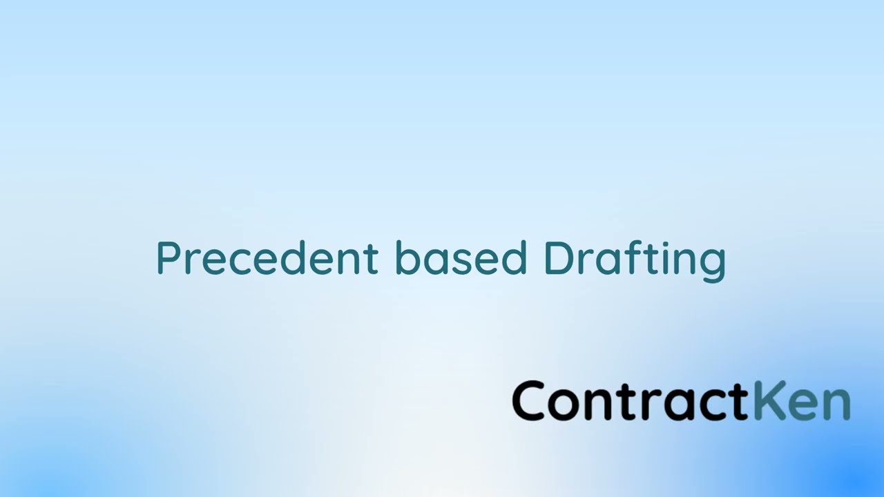 Draft from trusted precedents