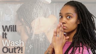 WASHING OUT 1 MONTH OLD HAIR PAINT WAX! | ORS Curls Unleashed ColorBlast Wax