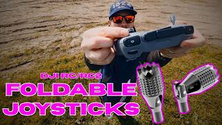 Foldable Joysticks for the DJI RC/RC2 controllers. Sort of a review.