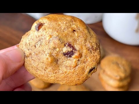 Biscuits Moelleux aux Dattes SANS FARINE, NI SUCRE  3 Ingrdients !